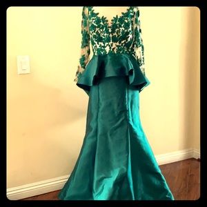 Emerald Gown Floor Length gown